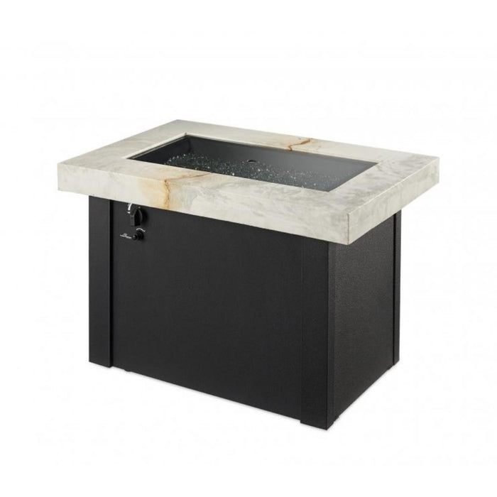 The Outdoor GreatRoom Company Providence Rectangular Gas Fire Pit Table