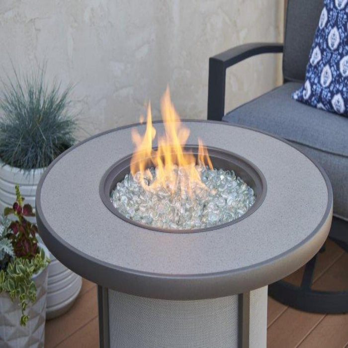 The Outdoor GreatRoom Company Stonefire 31-Inch Round Gas Fire Pit Table