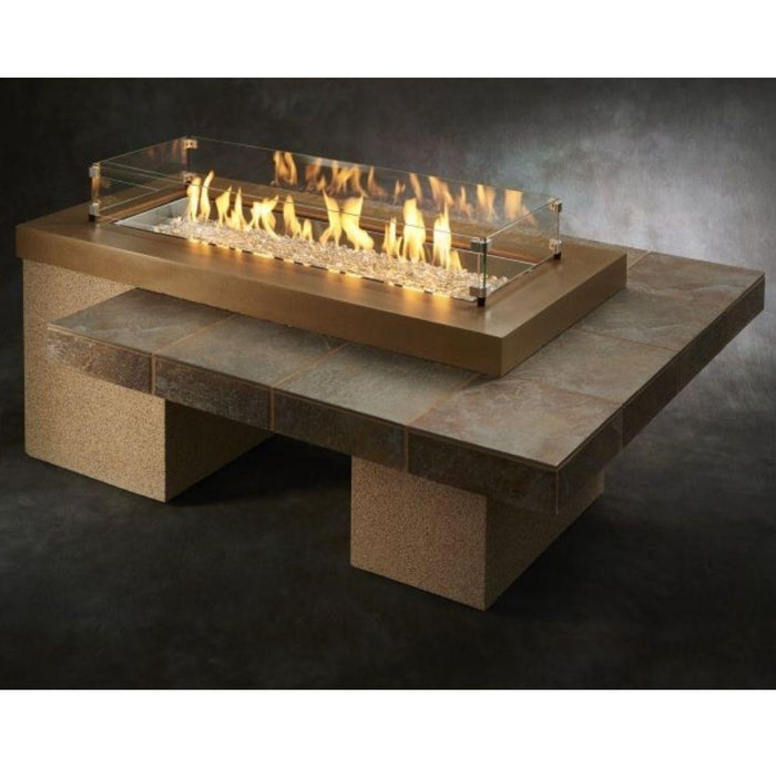 The Outdoor GreatRoom Company Uptown 65-Inch Linear Gas Fire Pit Table