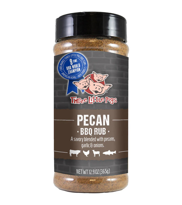 Three Little Pigs Pecan BBQ Rub 12.9oz