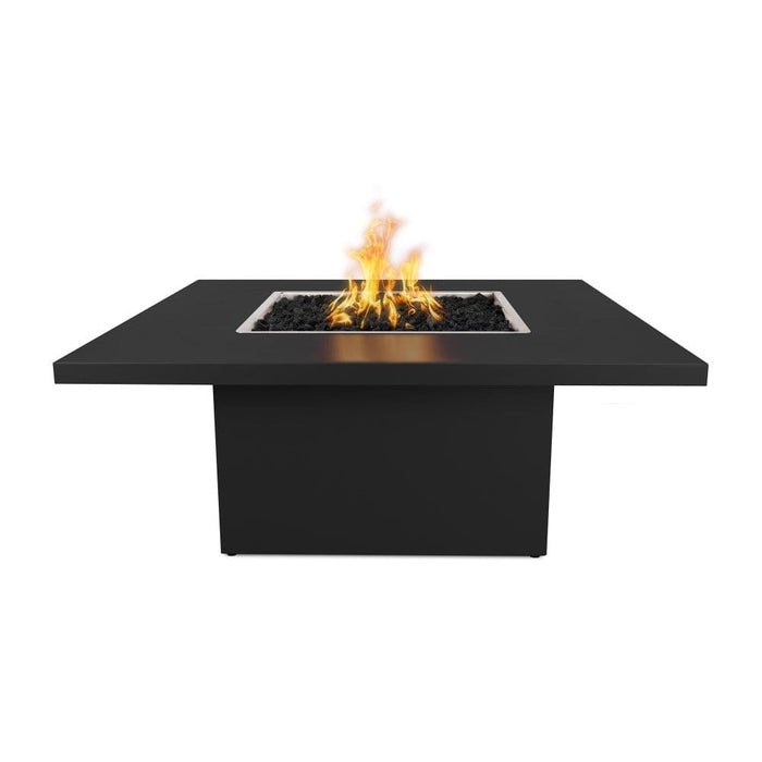 Top Fires Bella 36-Inch Square Steel Gas Fire Table - Match Lit (OPT-BELPC36)