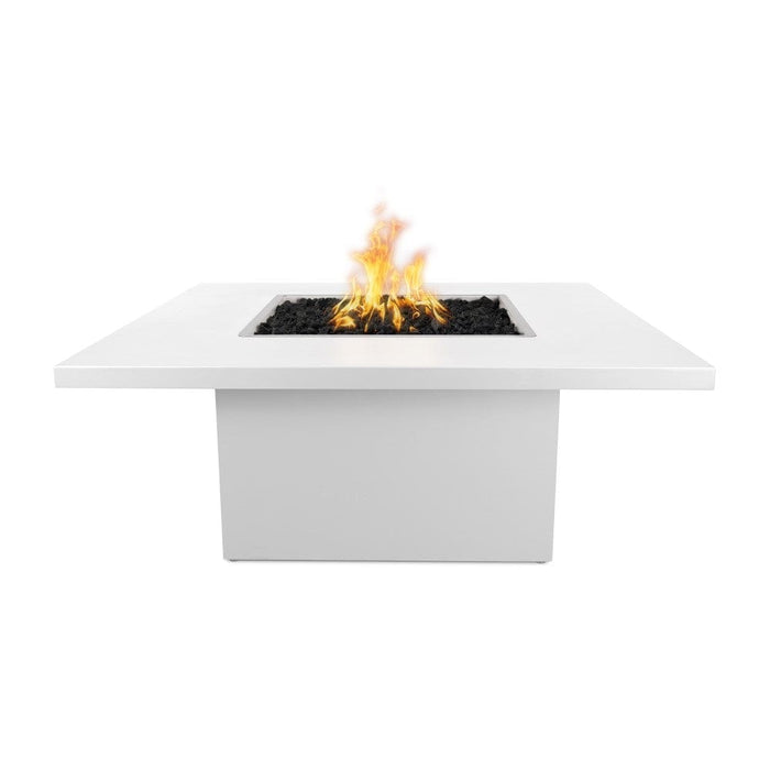 Top Fires Bella 36-Inch Square Steel Gas Fire Table - Match Lit (OPT-BELPC36)