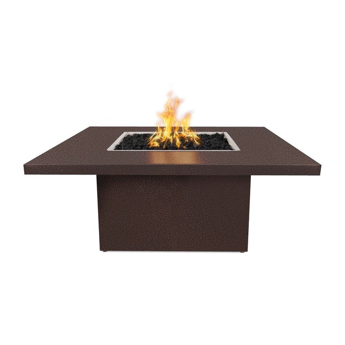 Top Fires Bella 36-Inch Square Steel Gas Fire Table - Match Lit (OPT-BELPC36)