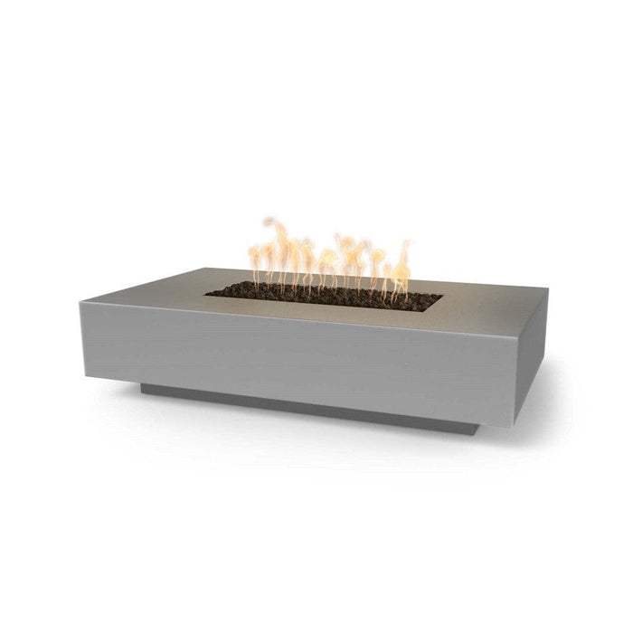 Top Fires Cabo 90-Inch Rectangular GFRC Gas Fire Pit Table - Electronic