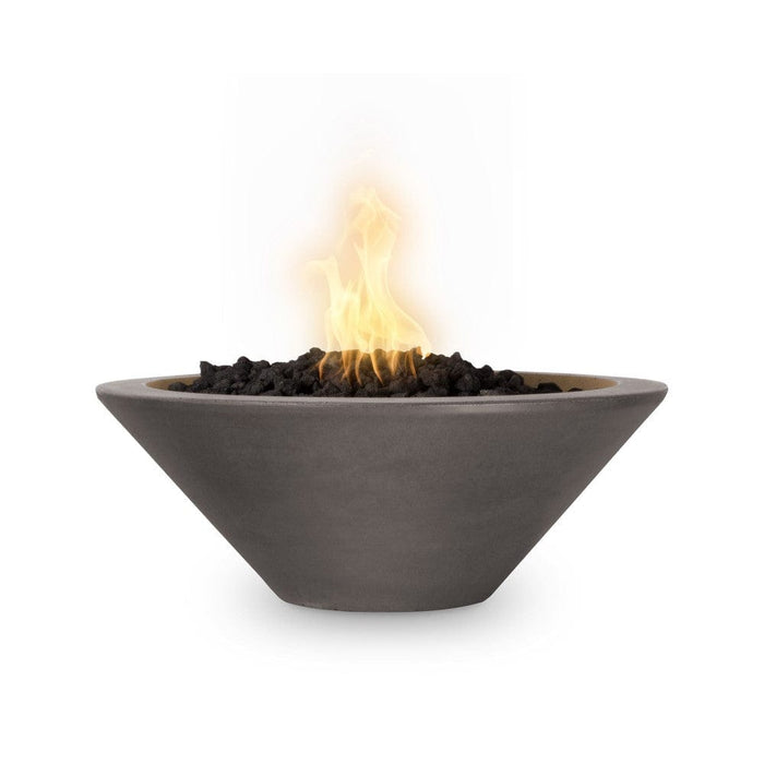 Top Fires Cazo 31-Inch Round Concrete Gas Fire Bowl - Match Lit (OPT-31RFO)