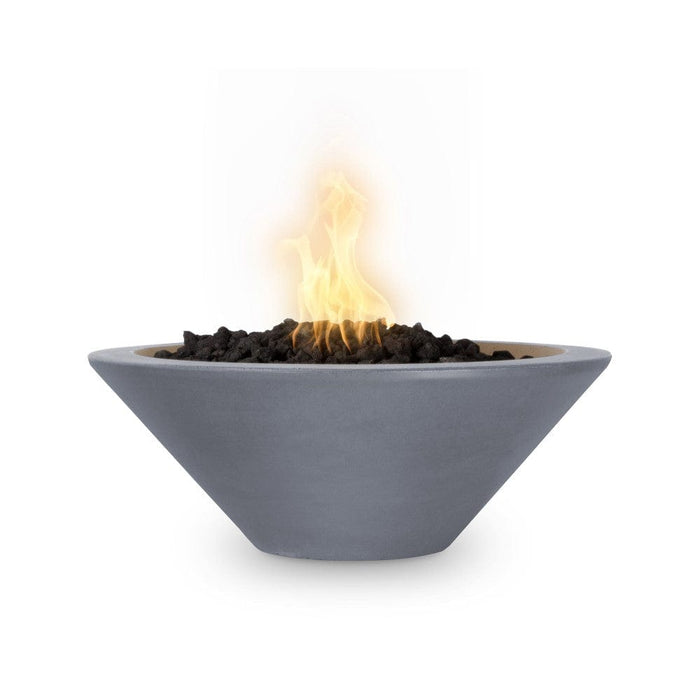 Top Fires Cazo 31-Inch Round Concrete Gas Fire Bowl - Match Lit (OPT-31RFO)