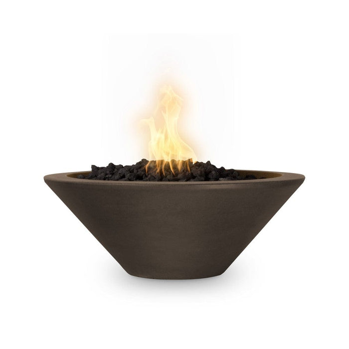 Top Fires Cazo 36-Inch Round Concrete Gas Fire Bowl - Electronic (OPT-36RFOE)