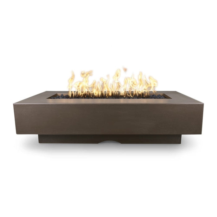 Top Fires Del Mar 60-Inch Rectangular GFRC Gas Fire Pit - Electronic