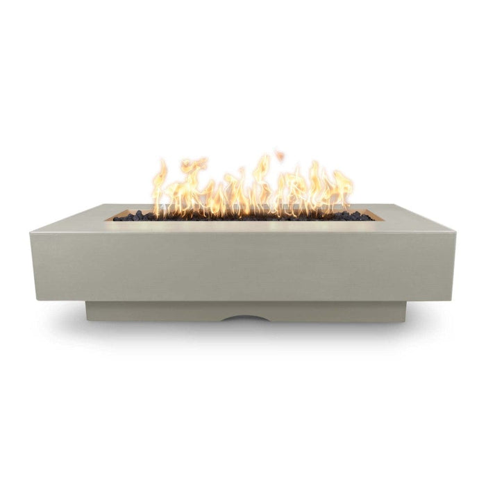 Top Fires Del Mar 60-Inch Rectangular GFRC Gas Fire Pit - Flame Sense