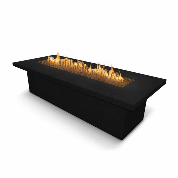 Top Fires Newport Rectangular Concrete Gas Fire Table - Electronic