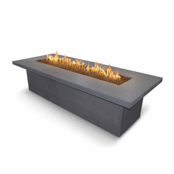 Top Fires Newport Rectangular Concrete Gas Fire Table - Electronic