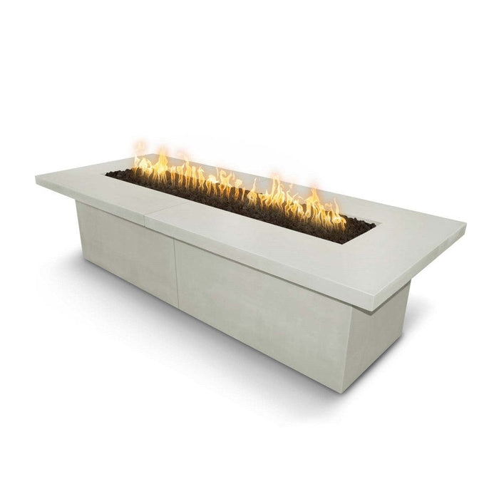 Top Fires Newport Rectangular Concrete Gas Fire Table - Electronic