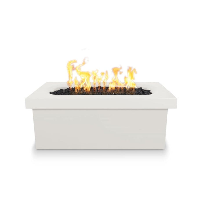 Top Fires Ramona 60-Inch Rectangular GFRC Gas Fire Pit Table - Electronic