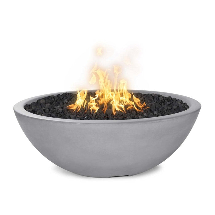 Top Fires Sedona 27-Inch Round Concrete Gas Fire Bowl - Electronic (OPT-27RFOE)