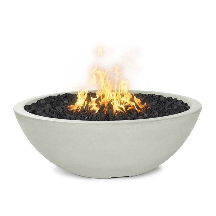 Top Fires Sedona 27-Inch Round Concrete Gas Fire Bowl - Electronic (OPT-27RFOE)