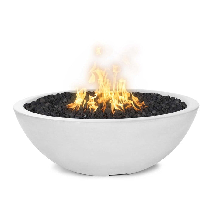 Top Fires Sedona 27-Inch Round Concrete Gas Fire Bowl - Electronic (OPT-27RFOE)