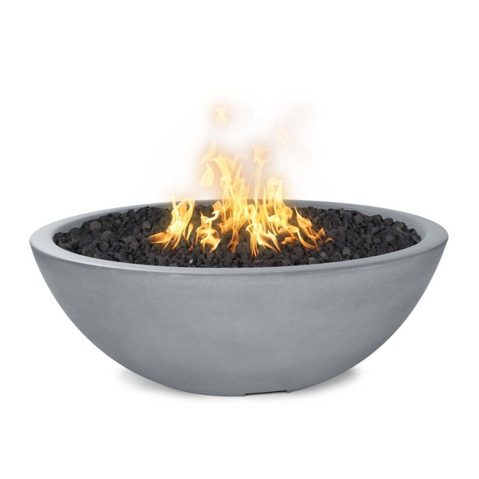 Top Fires Sedona 33-Inch Round Concrete Gas Fire Bowl - Match Lit (OPT-33RFO)