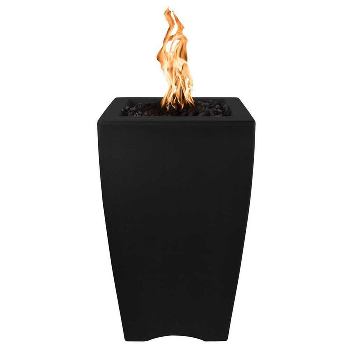 Top Fires Baston Pillar 20-Inch Pillar GFRC Gas Fire Pit - Match Lit