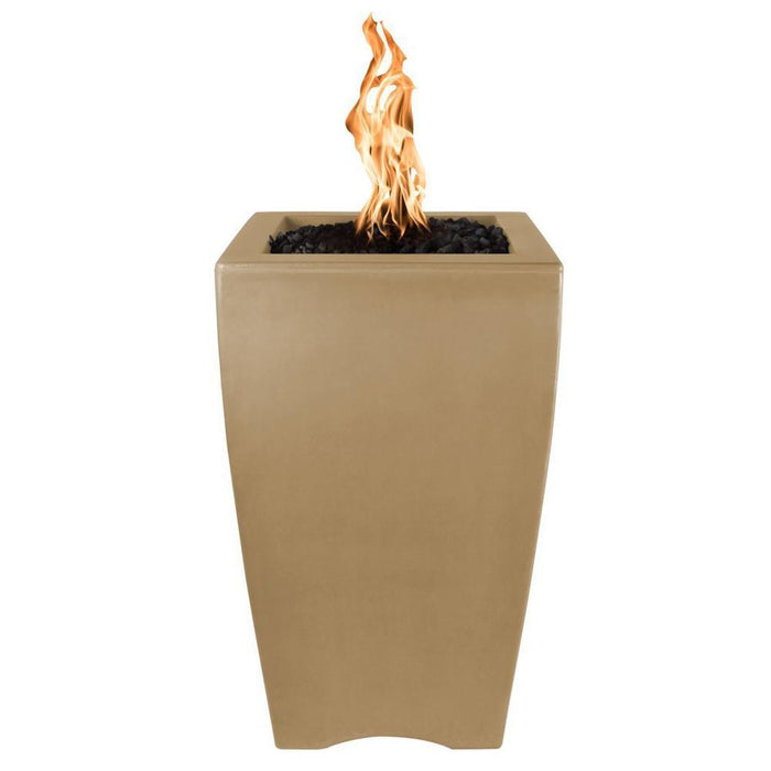 Top Fires Baston Pillar 20-Inch Pillar GFRC Gas Fire Pit - Match Lit