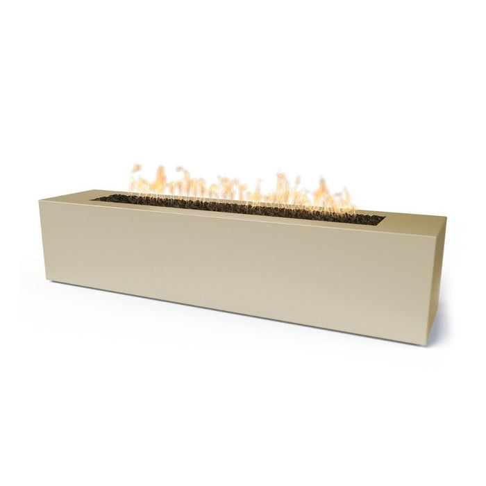 Top Fires Carmen 72-Inch Linear GFRC Gas Fire Pit - Flame Sense