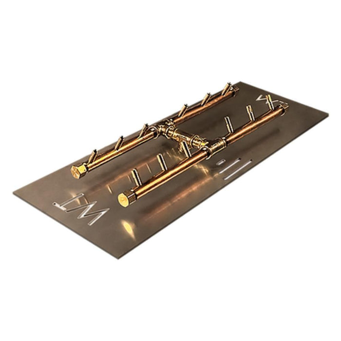 Warming Trends CFBH120 H-Style CROSSFIRE 18-Inch Brass Gas Burner