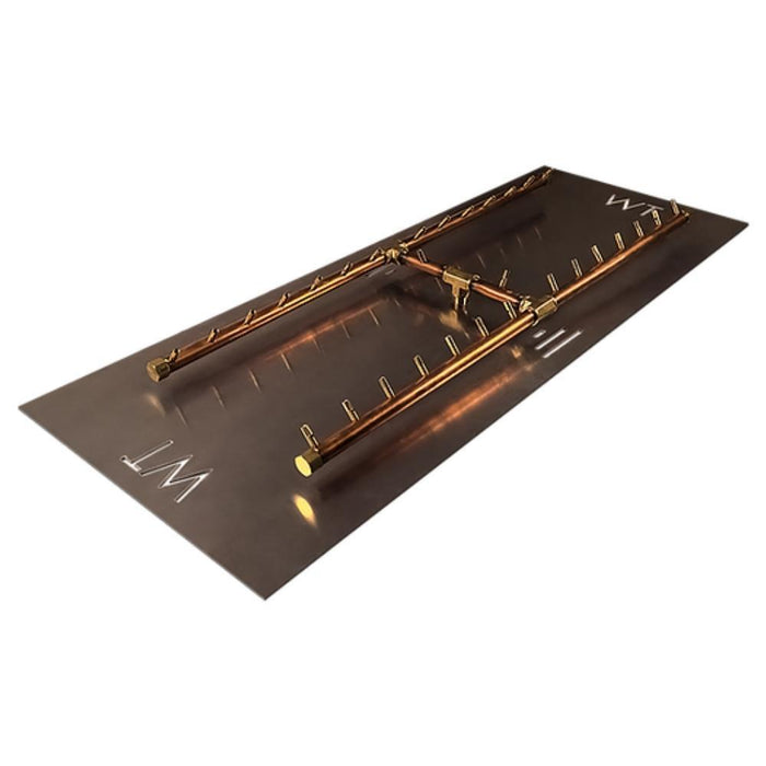 Warming Trends CFBH300 H-Style CROSSFIRE 42-Inch Brass Gas Burner