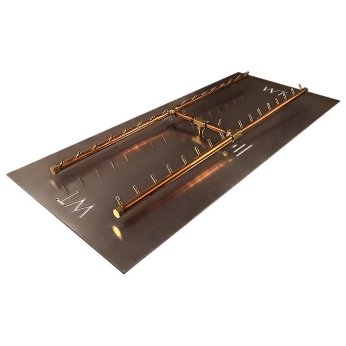 Warming Trends CFBH340 H-Style CROSSFIRE 48-Inch Brass Gas Burner