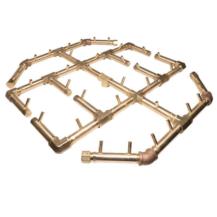 Warming Trends CFBO360 Octagonal CROSSFIRE 30-Inch Brass Gas Burner